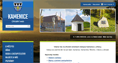 Desktop Screenshot of kameniceujihlavy.cz